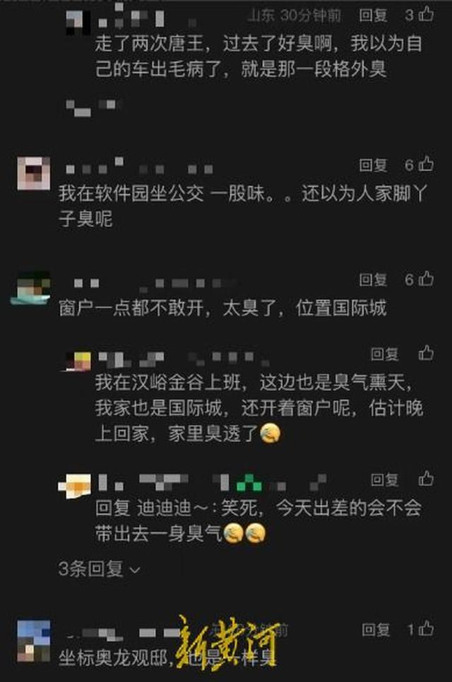 济南部分城区空气有异味 城管部门回应：已安排人员调查