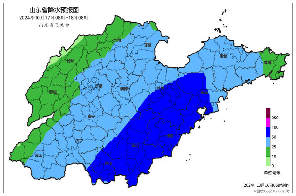 警惕极端降雨！山东明日强风雨来袭 中南部或现大到暴雨同期少见