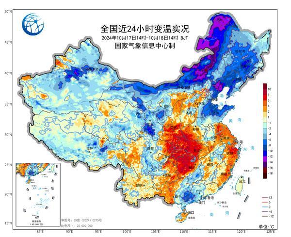 我国多地发布寒潮预警，这些地方要下雪啦