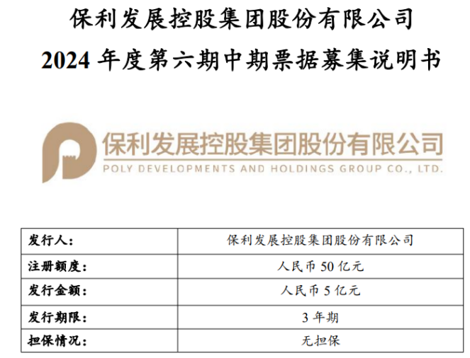 
          
            保利发展年内募资总额超400亿元，销售端仍承压
        