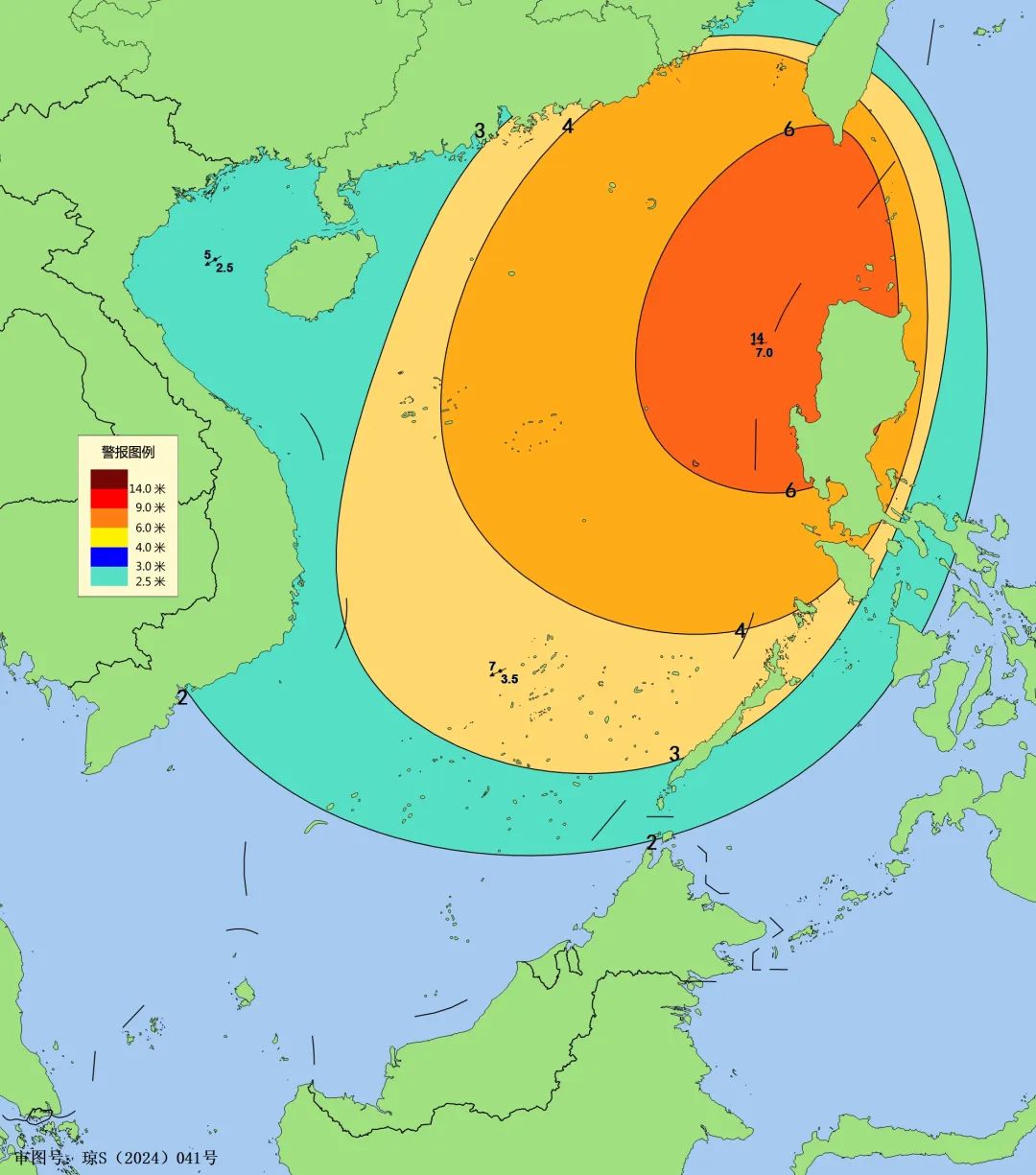 7米大浪！海南发布海浪III级警报（黄色）