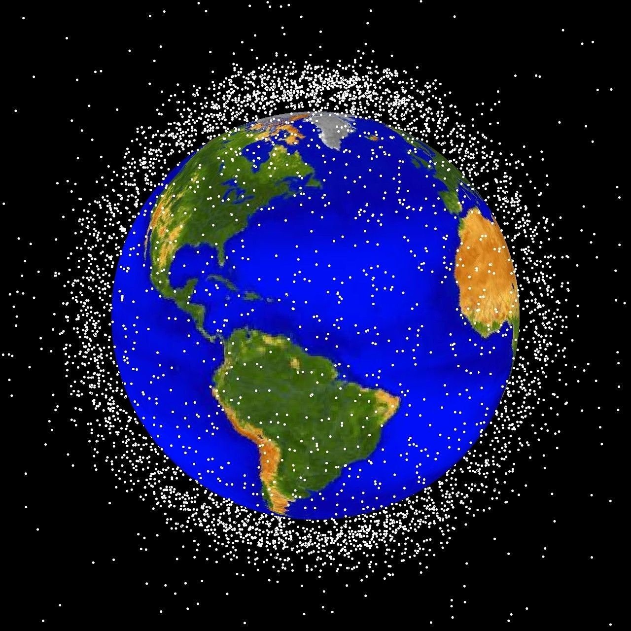 波音制造的卫星在太空解体 产生大量碎片