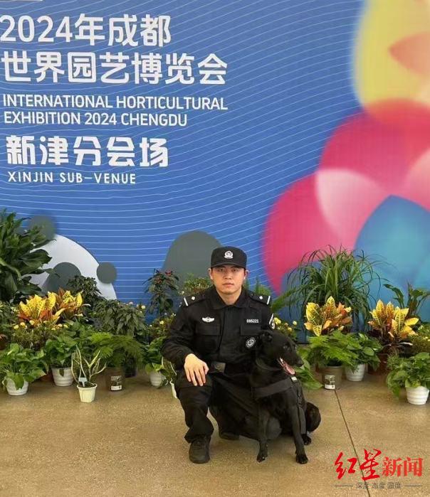 “00后”警察和他的警犬小队护航世园会：能出一份力，感到很自豪