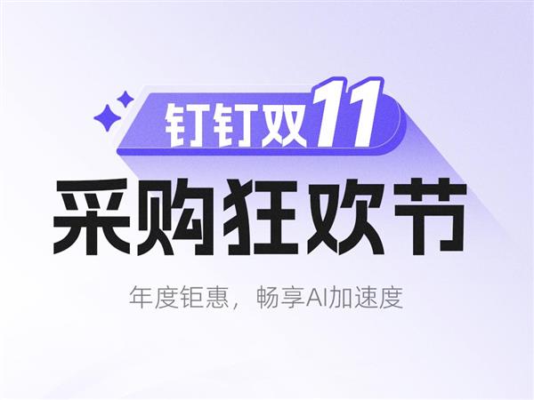  钉钉2024“双11狂欢节”启动  AI神器“365会员”买一年送两个月