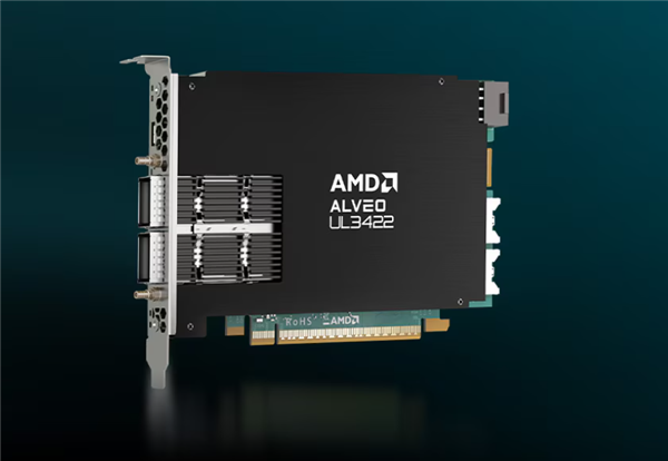 AMD发布Alveo UL3422金融专用加速卡：2.34纳秒世界最低时延